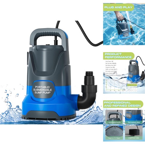 Electric submersible sump pump - electric,