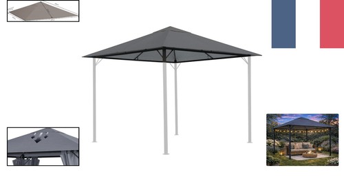 Toit pour tonnelle 3x3m - 3x3m,