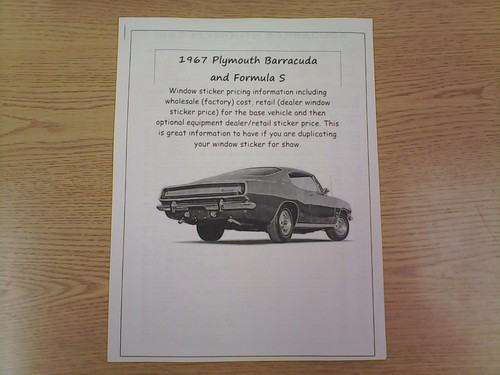 1967 plymouth barracuda - plymouth,