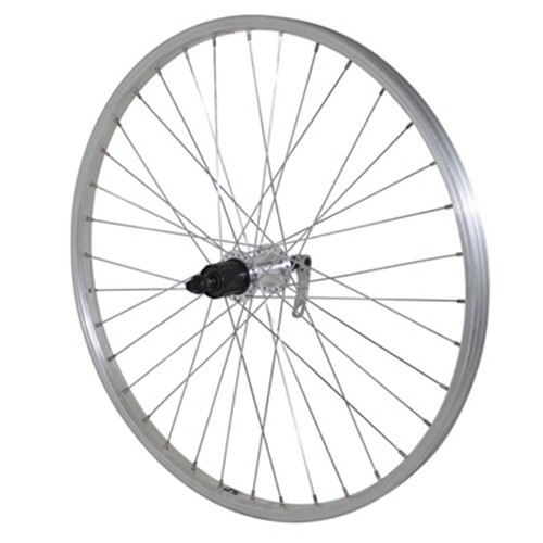 Roue vtt arriere alu - vtt, 24"