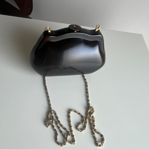 Sac soirée vintage noir en - sac,