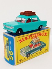 Matchbox Series Lesney No56b Fiat 1500  Turquoise, STUNNING CONDITION Boxed 