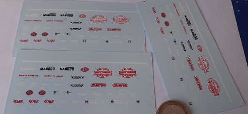 Decalcomanie decals lot - decals,
