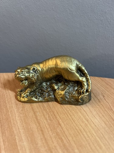 Statue tigre vintage en - statue,