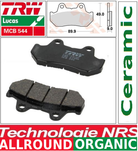 Plaquettes frein avant - plaquettes,