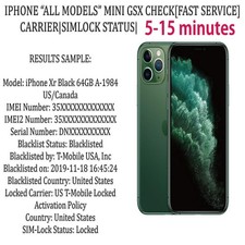 Info Check For iPhone, iPad, iWatch, Carrier, Network, FMI, Warranty ETC Report