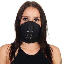 Biker Cuir Masque Bdsm Protection de Bouche Vent Gay Fétiche Fête Fetsival