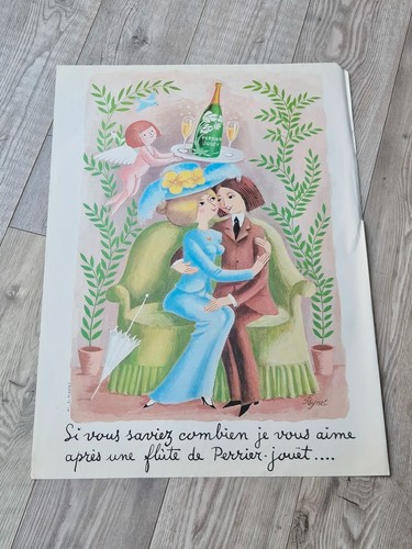 Affiche originale champagne - affiche,