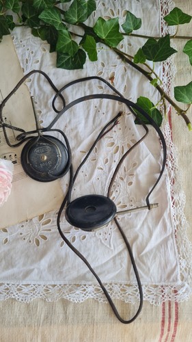 Ancien casque radio militaria - casque,