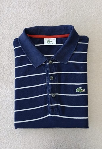 Polo lacoste bleu devanlay - polo,