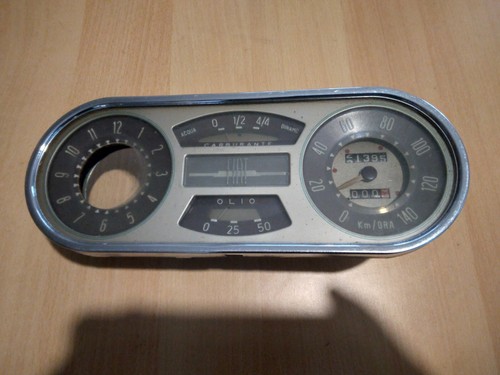 Fiat 1400 instrumentation - fiat, a