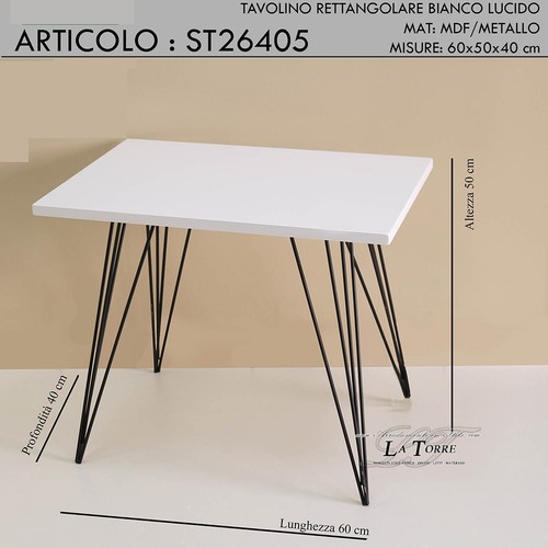 Table console rectangulaire - table,