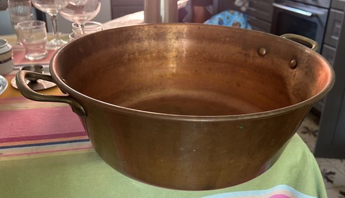 Bassine confiture cuivre - bassine, en