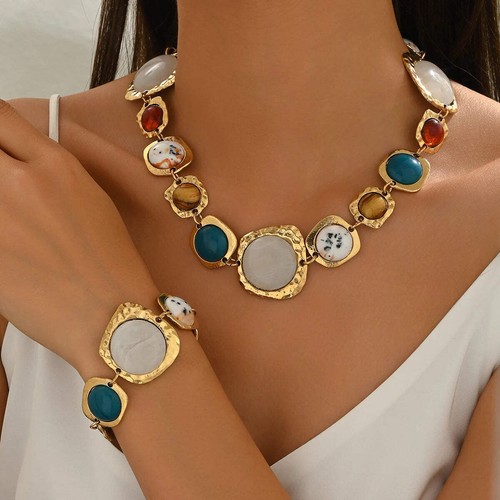Ensemble collier bracelet - ensemble, &