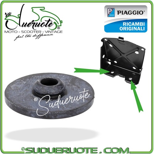 Support batterie gommino vespa - support,