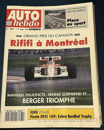 Auto hebdo autohebdo 834 - auto, du