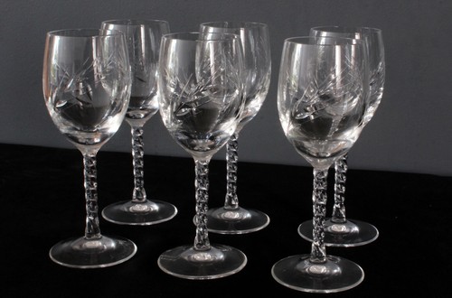 Verres vin cristal - 6,