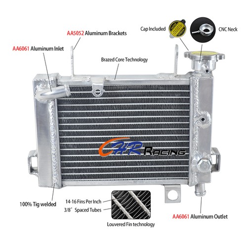 Aluminum radiator for honda - radiator,
