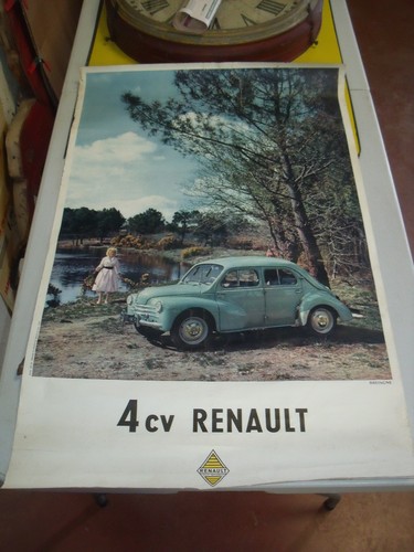 Affiche garage epoque - affiche,