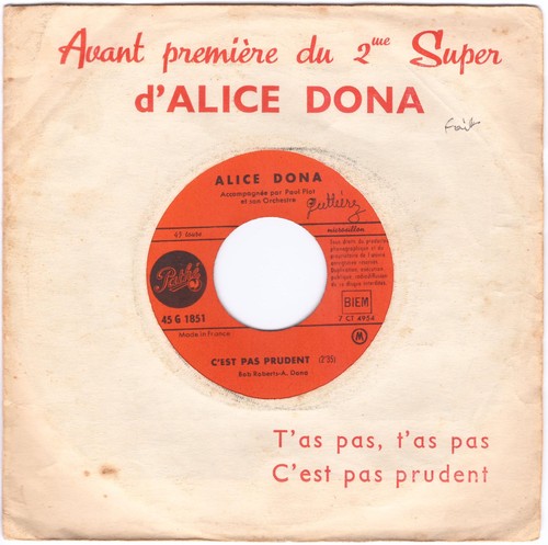 Alice dona est pas - dona,