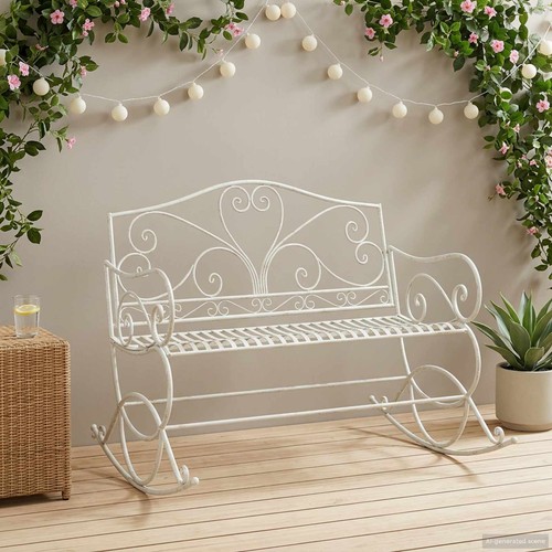 Banc jardin acier sièges - jardin,