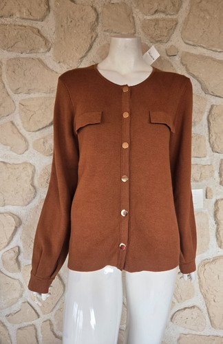 Cardigan marron pacey taille - pacey, l