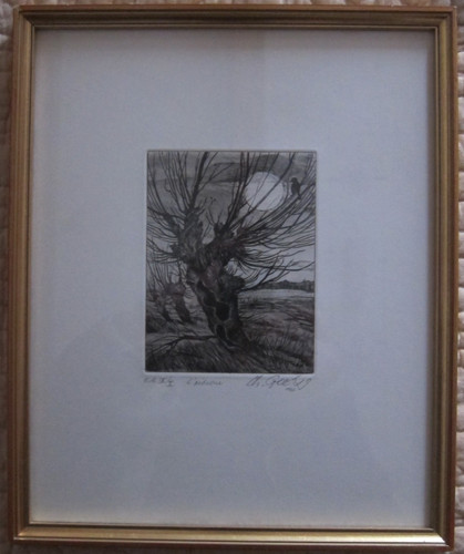 Gravure burin charles - gravure, au