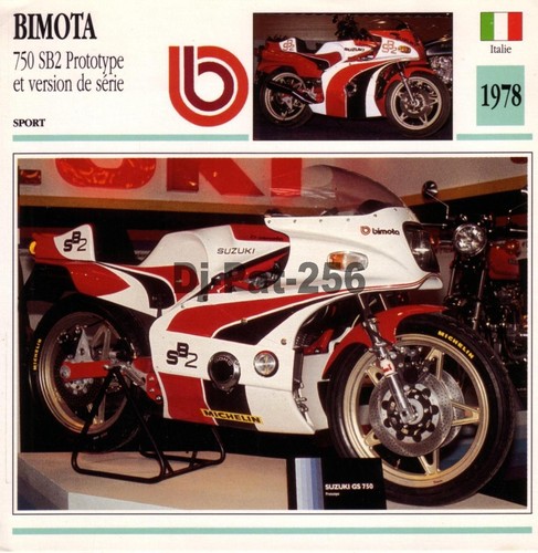 Fiche moto bimota sb2 750 - fiche,
