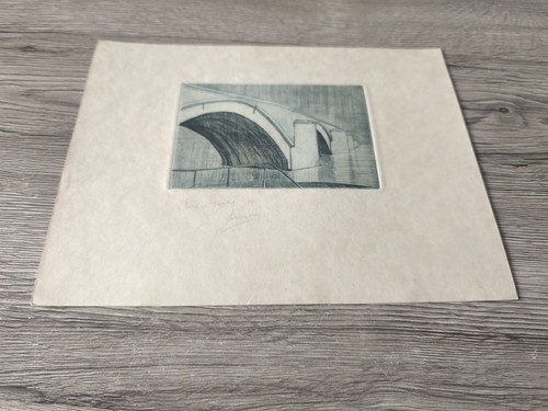 Ancienne gravure artiste - ancienne,