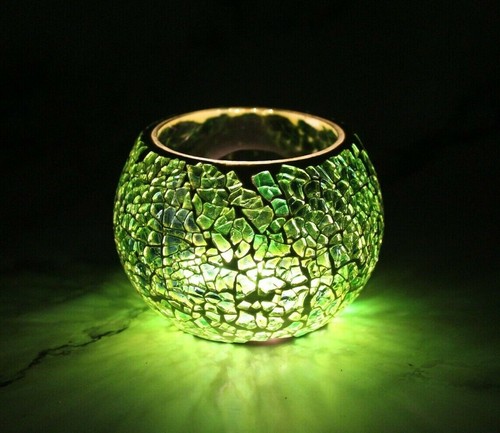 Porte lampe thé verre - porte-lampe,