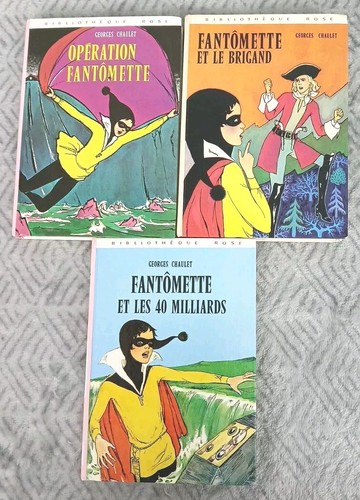 Lot livres fantômette - de,