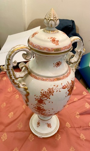 Vase amphore herend porcelaine - amphore,
