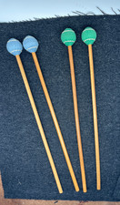 VINTAGE DEAGAN Terry Gibbs Mallets For Marimba/Vibraphone  2 PAIRS  - MED & SOFT