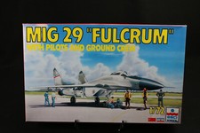 YB012 ESCI 1/72 maquette avion 9095 MIG 29 Fulcrum with pilots and ground crew