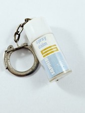 KEYRING - 3D Miniature - SAPPHIRE - SUEDE SPRAY - Vintage Shoes 1960s