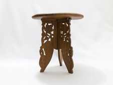 Guéridon tripode bois massif