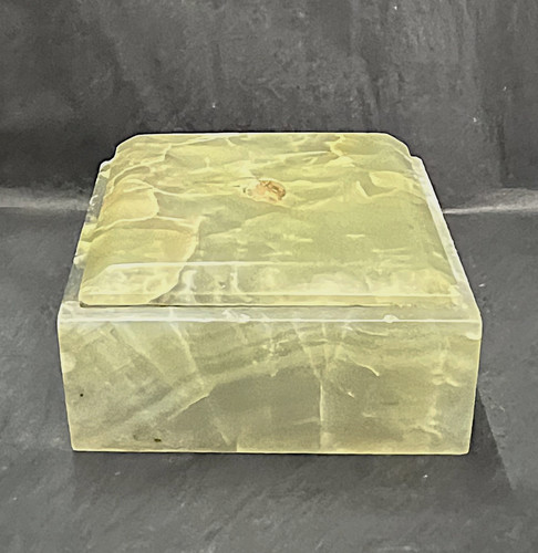 Ancien socle onyx vert pour - socle,