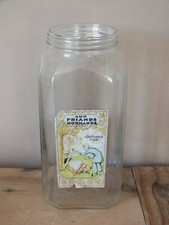Old candy jar 'Aux Friands Normands'