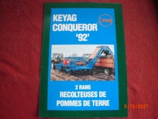 ANCIENNE BROCHURE  PUBLICITAIRE   ARRACHEUSE PdT   KEYAG CONQUEROR  92