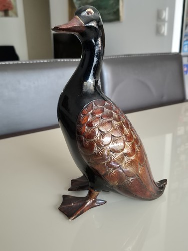 Canard décoratif bois - canard,