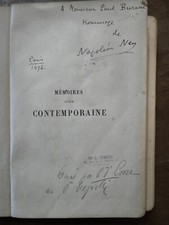 Mémoires d'une contemporaine