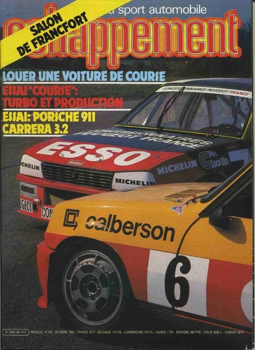 Echappement 180 1983 - echappement, n°180