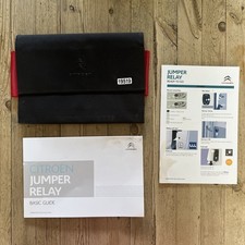 14-20 CITROEN JUMPER RELAY OWNERS HANDBOOK MANUAL & WALLET PRINT 2017 Ref19519