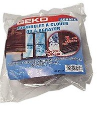 Bourrelet gainé pvc à fixer isolation thermique fenêtre porte 65mm x 3m marron G