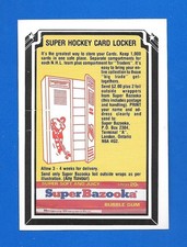 1978-79 O PEE CHEE INSERT LOCKER/CASIER 78-79 OPC NHL HOCKEY CARD RARE