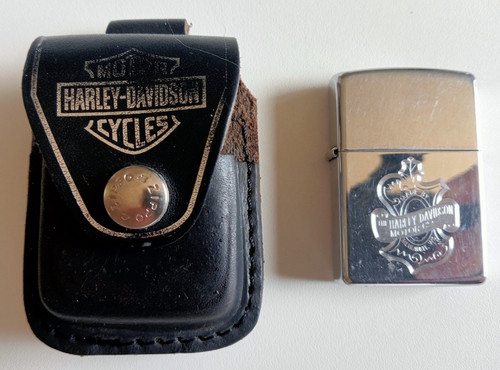 Ancien briquet zippo harley - ancien,