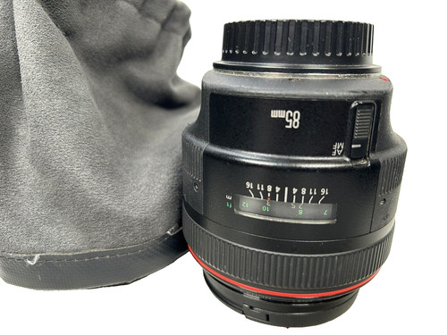 Objectif canon 85mm 1 2l - objectif,