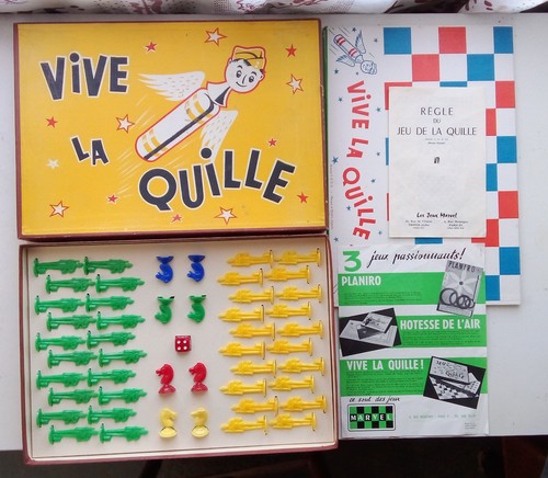 Vintage ancienne boite jeux - vintage,
