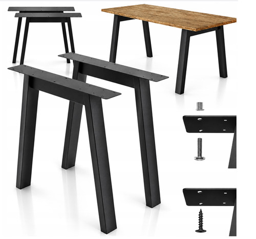 Pieds table en acier - pieds,