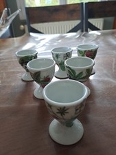 6 COQUETIERS EN PORCELAINE DE